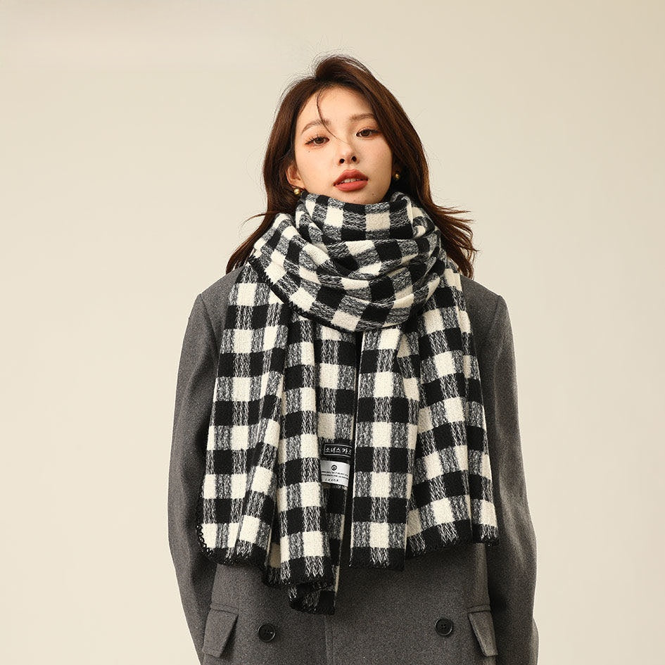 NBDNY 2024 new scarf, hot sale in winter, fashionable and versatile, thick and warm