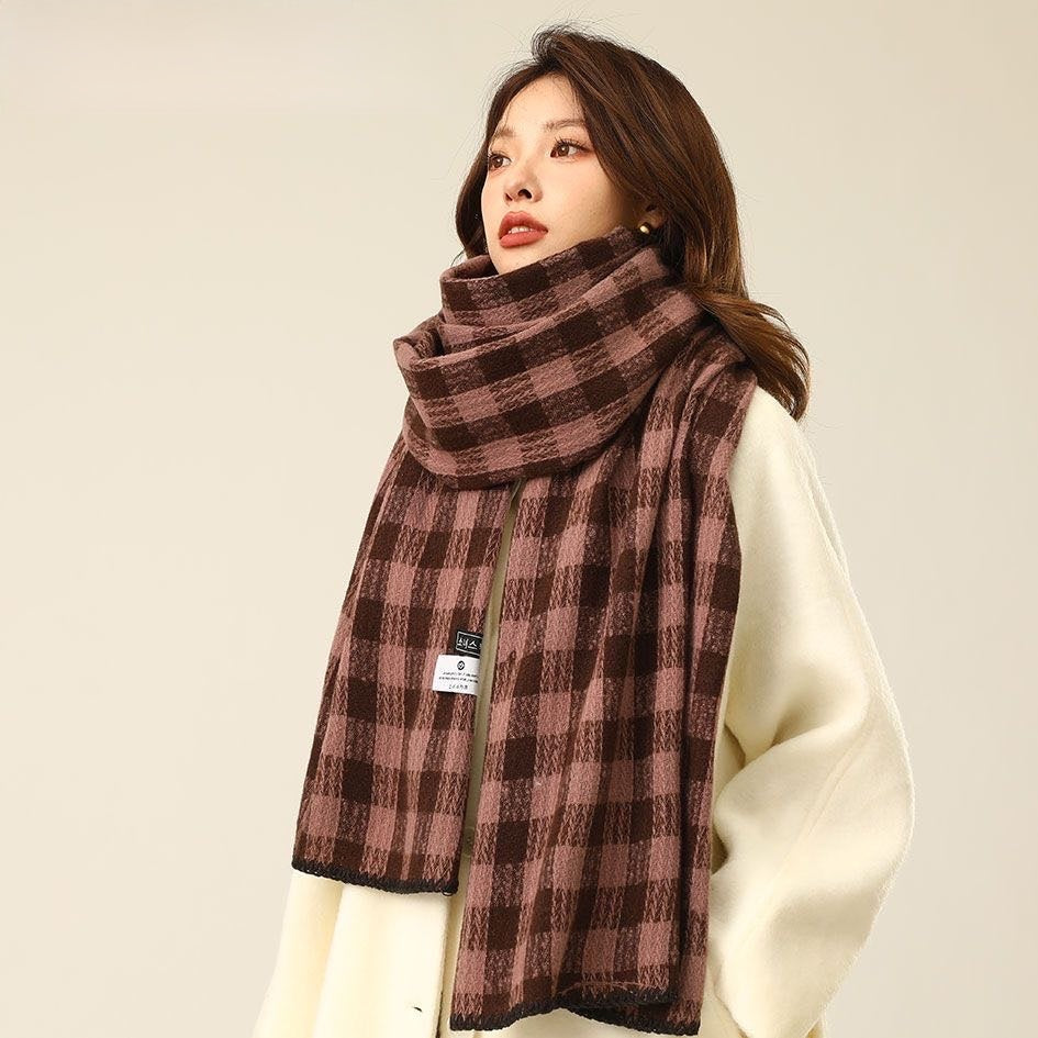 NBDNY wool scarf, fashionable and versatile, thick and warm