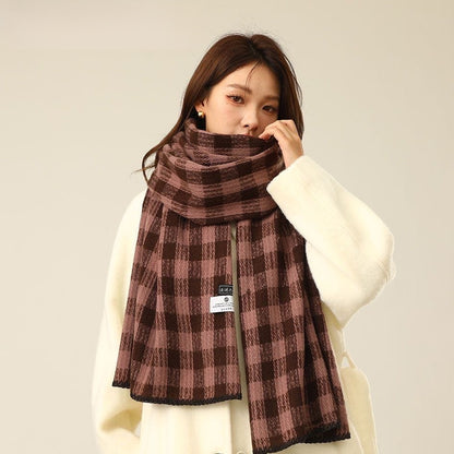 NBDNY wool scarf, fashionable and versatile, thick and warm