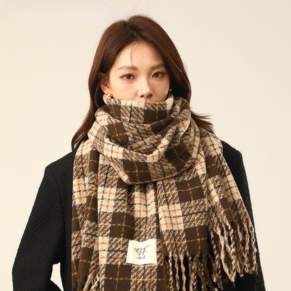 NBDNY2024 winter wool scarf, fashionable and versatile