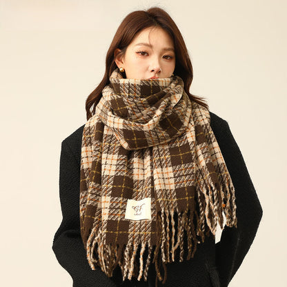 NBDNY2024 winter wool scarf, fashionable and versatile