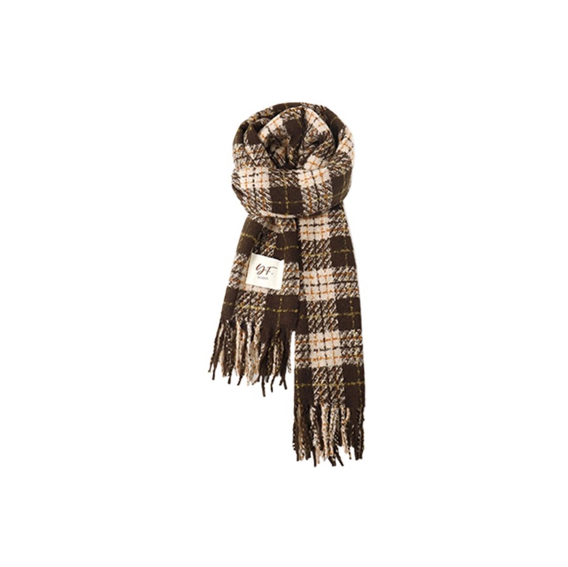 NBDNY2024 winter wool scarf, fashionable and versatile